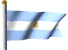 Bandera argentina flameando